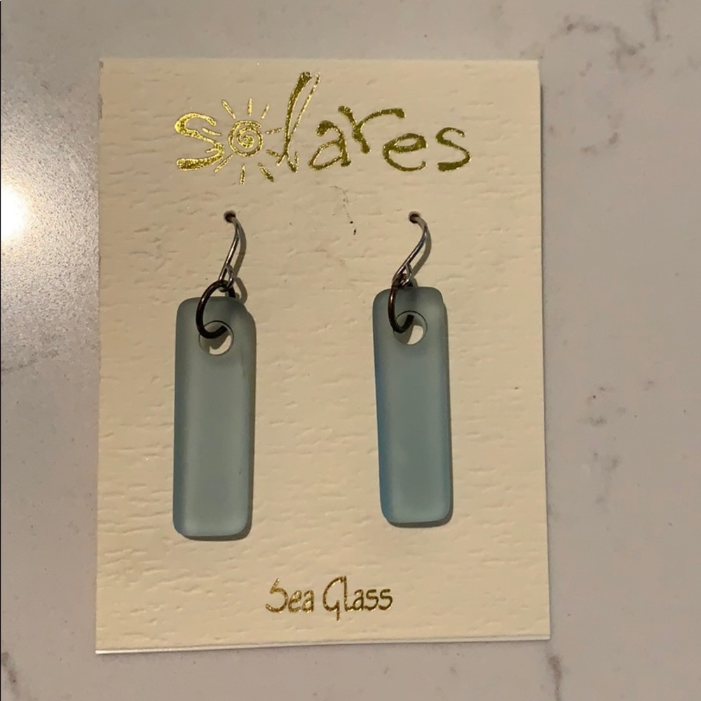 NEW Sea Glass Earrings